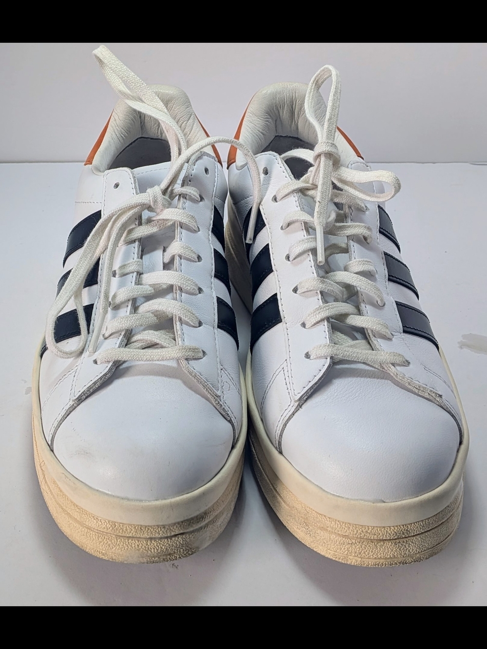 Y-3 Hicho Core White Black Platform Sneakers Leather - Picture 3 of 5